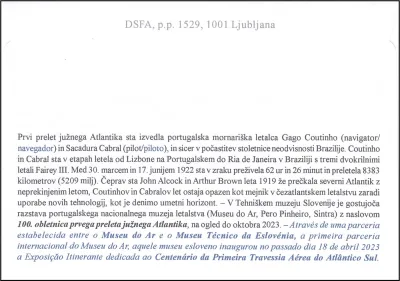 101.OBLETNICA PRVEGA PRELETA JUŽNEGA ATLANTIKA